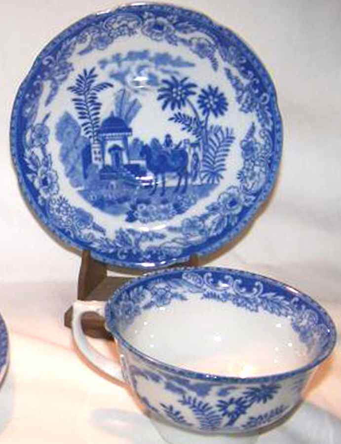 TQI1 Footed Cup & Saucer Set by Terra Import-1