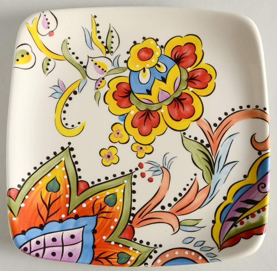 Desiree Square Salad Plate by Tabletops Unlimited-1