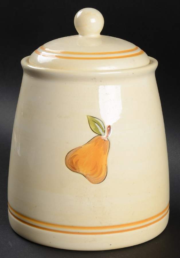 Simple Fruit Medium Canister & Lid by Tabletops Unlimited-1