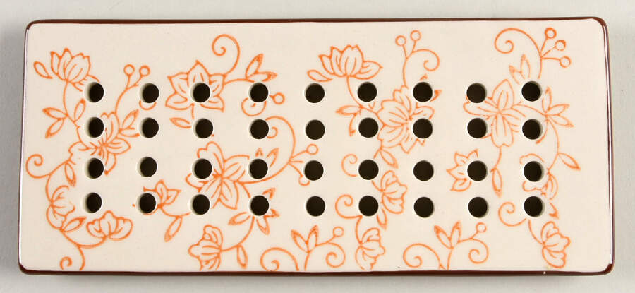 Floral Lace Spice Drip Tray for Loaf Pan by Temp-Tations-1