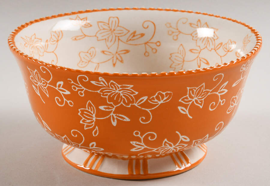 Floral Lace Spice Soup/Cereal Bowl by Temp-Tations-1