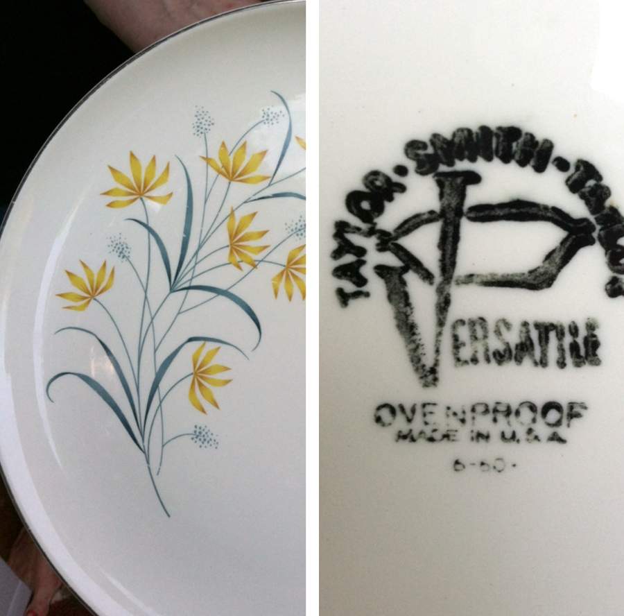 TST1043 Dinner Plate by Taylor, Smith & Taylor (Ts&T)-1