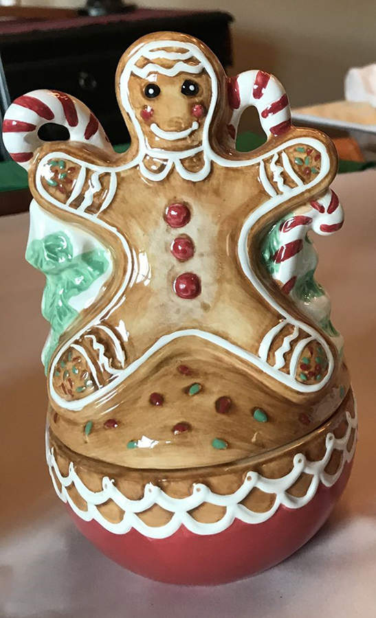 Holiday Figural Candy Box & Lid by Tabletops Unlimited-1