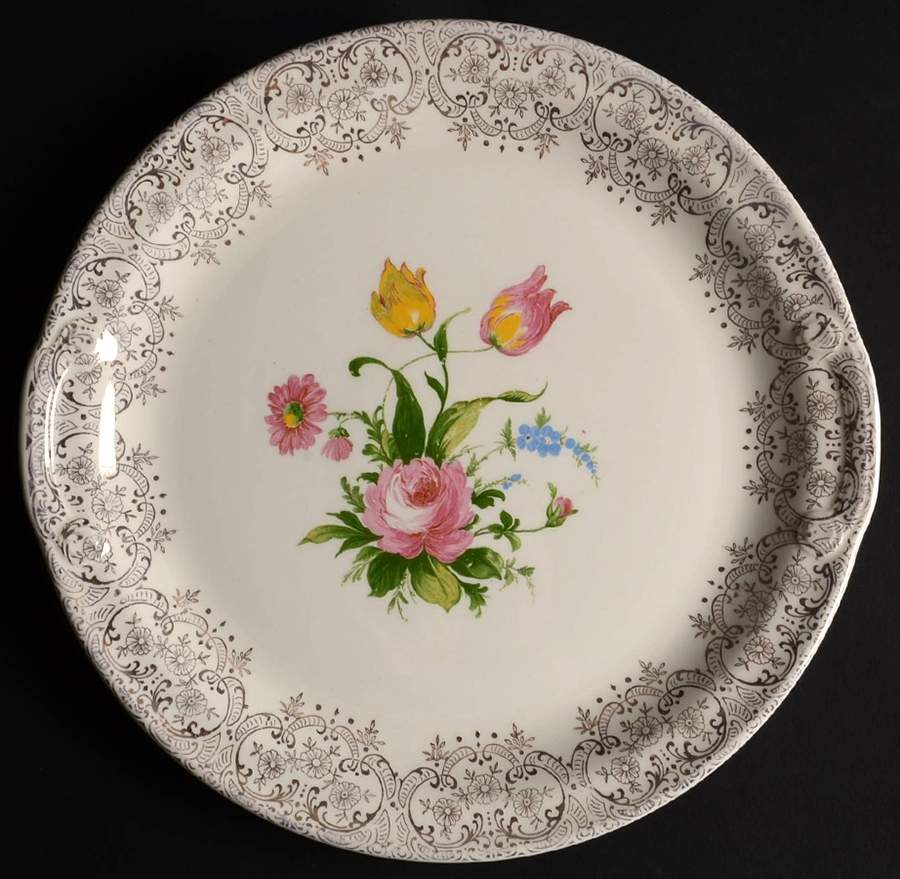 TST1050 Cake Plate by Taylor, Smith & Taylor (Ts&T)-1