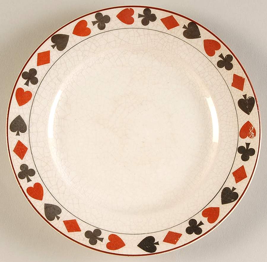 Casino Bread & Butter Plate by Taylor, Smith & Taylor (Ts&T)-1