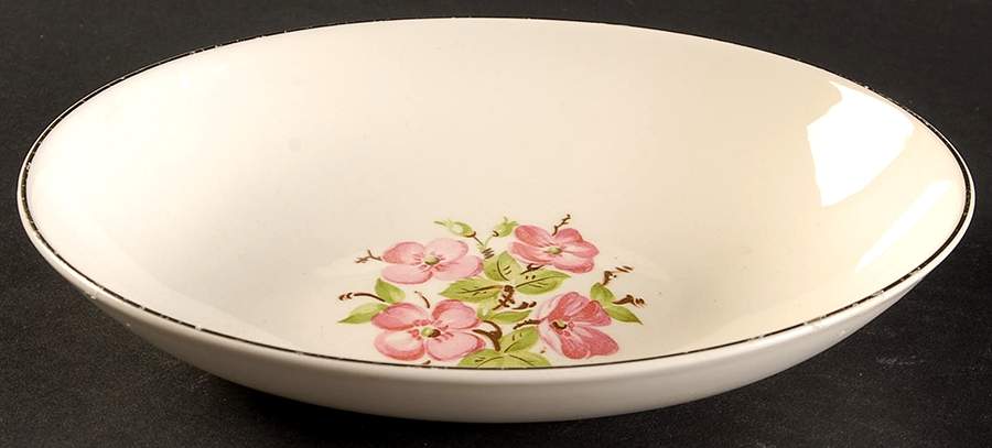 Apple Blossom 8" Oval Vegetable Bowl by Taylor, Smith & Taylor (Ts&T)-1