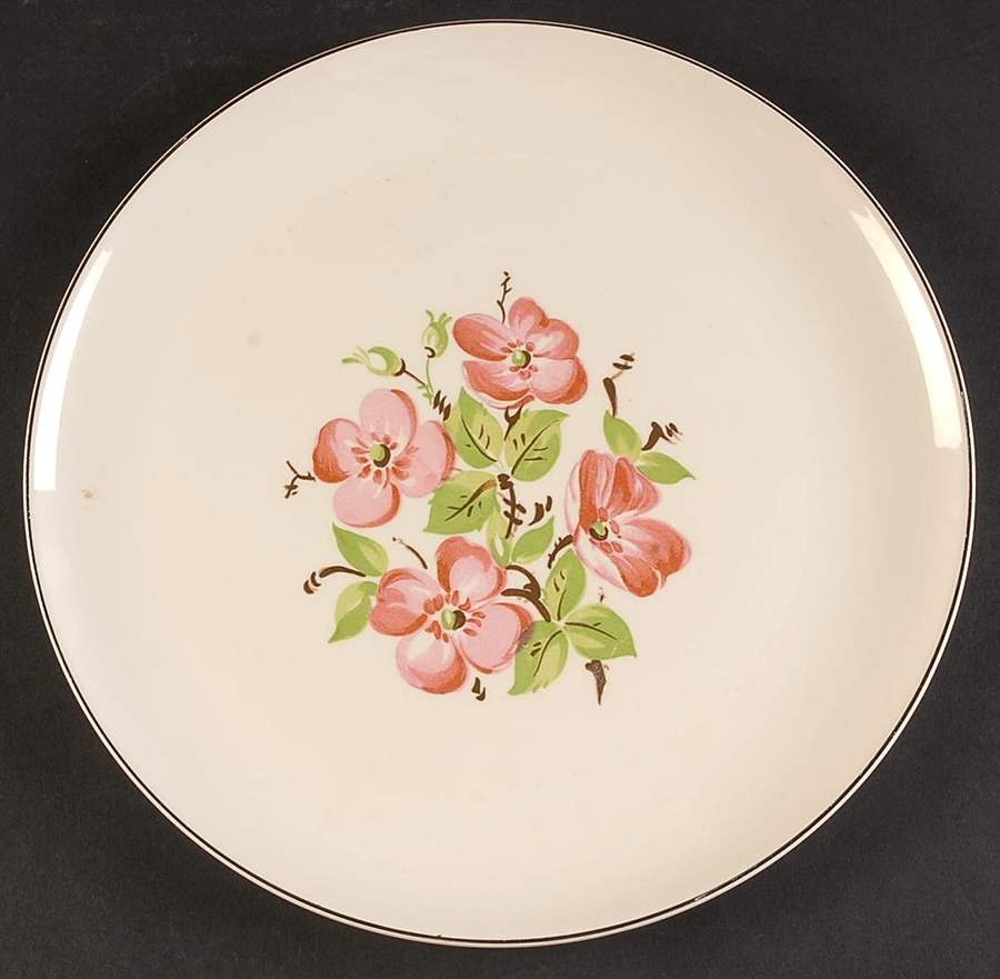 Apple Blossom Dinner Plate by Taylor, Smith & Taylor (Ts&T)-1