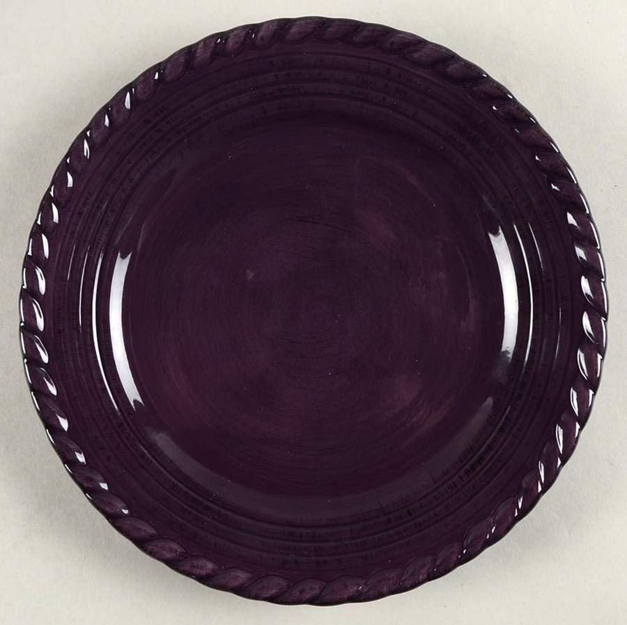 Lucca Plum Salad Plate by Tabletops Unlimited-1