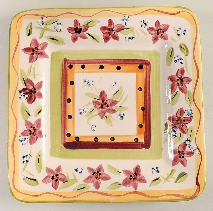 Adalina Square Salad Plate by Tabletops Unlimited-1
