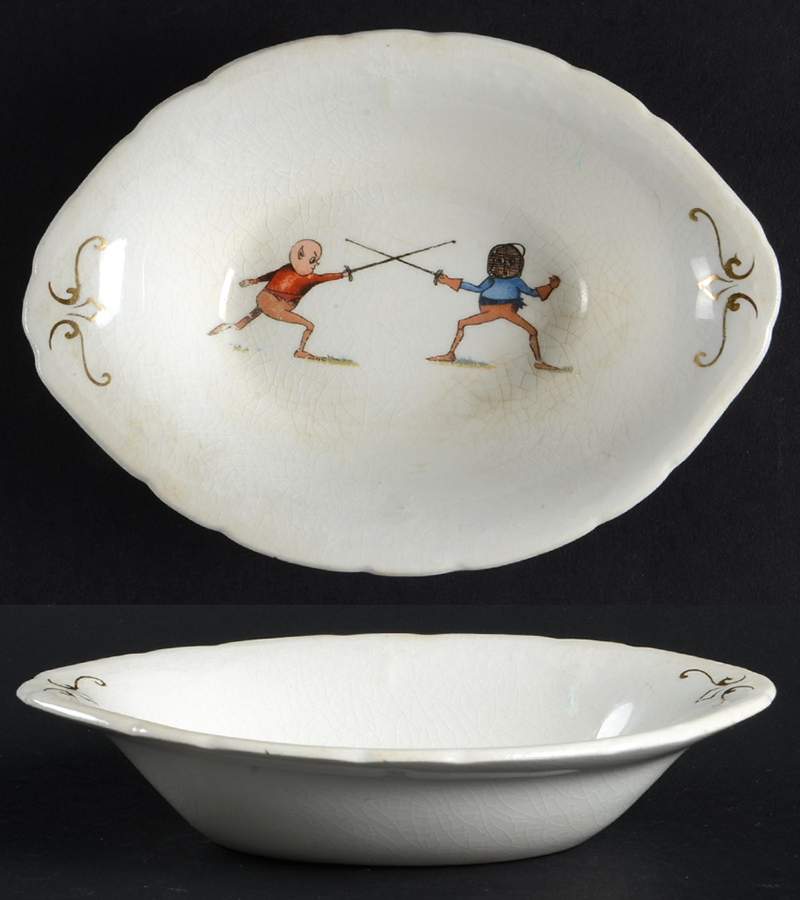 Brownies Navarre (No Gold Trim) 6" Pickle Dish by Taylor, Smith & Taylor (Ts&T)-1