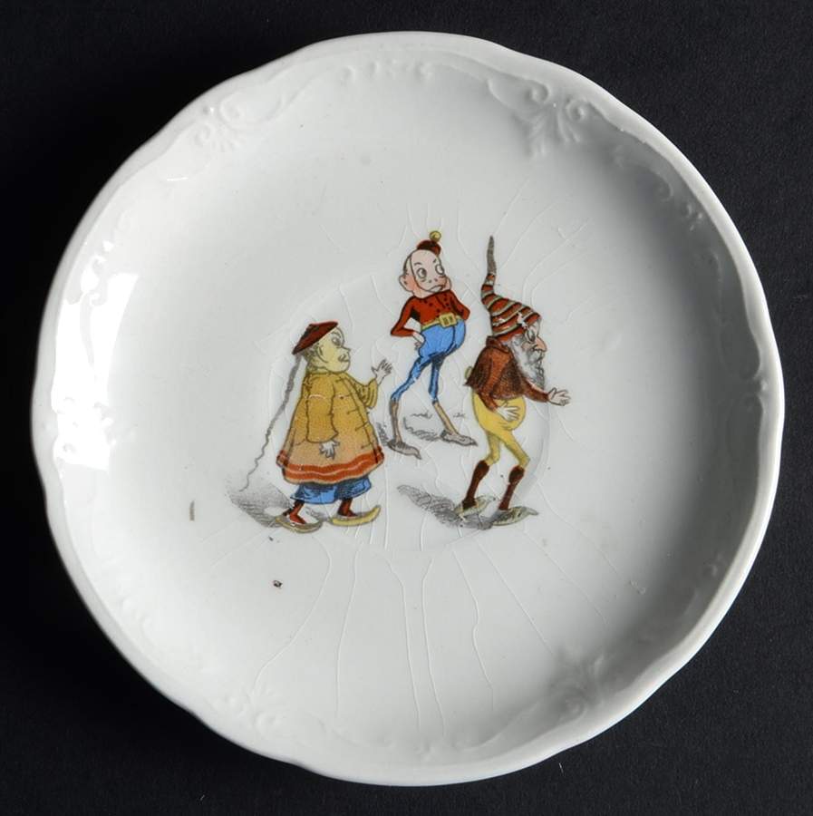Brownies Navarre (No Gold Trim) Saucer for Flat Cup by Taylor, Smith & Taylor (Ts&T)-1