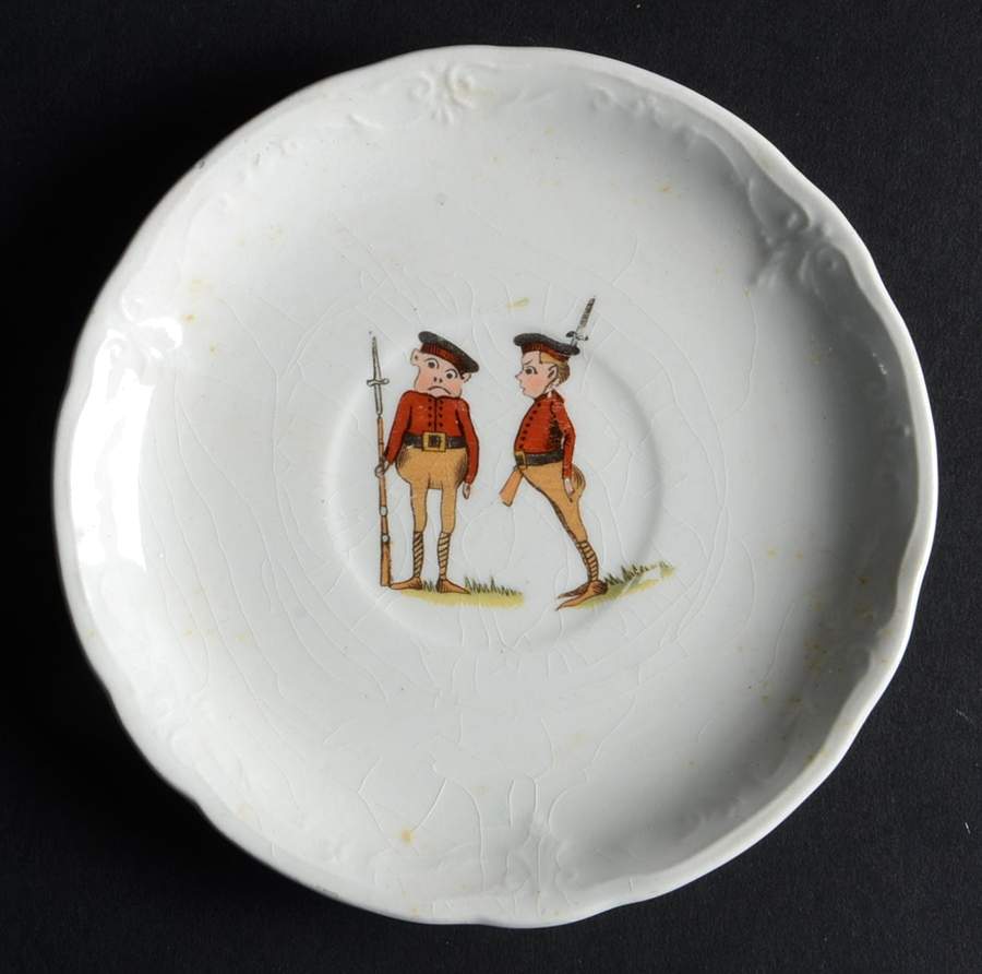 Brownies Navarre (No Gold Trim) Saucer for Flat Cup by Taylor, Smith & Taylor (Ts&T)-1