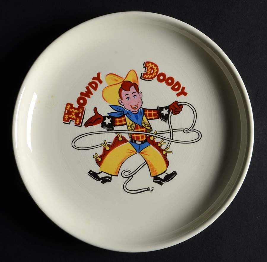 Howdy Doody Child's Plate by Taylor, Smith & Taylor (Ts&T)-1