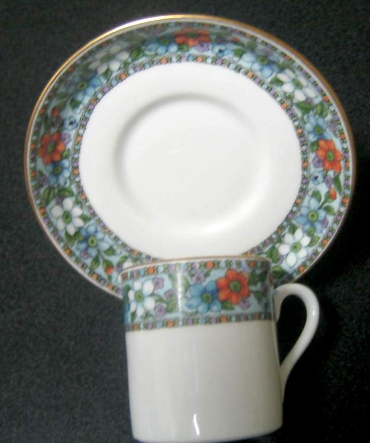 9445 Flat Demitasse Cup & Saucer Set by Tuscan - Royal Tuscan-1