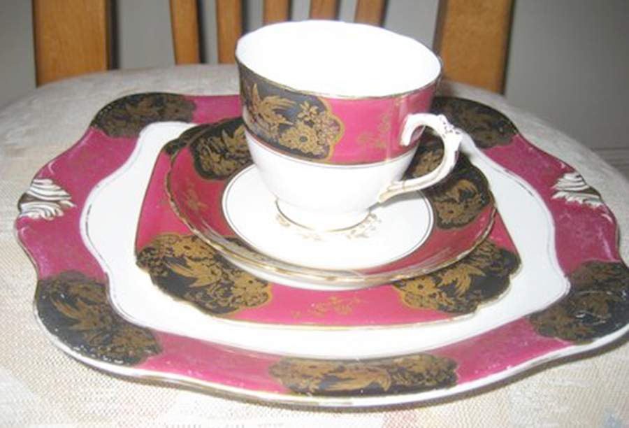 8904 Footed Cup & Saucer Set by Tuscan - Royal Tuscan-1