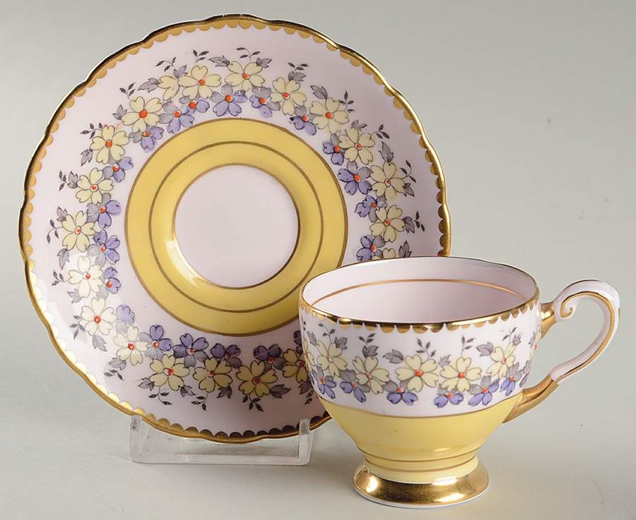 9711H Footed Demitasse Cup & Saucer Set by Tuscan - Royal Tuscan-1