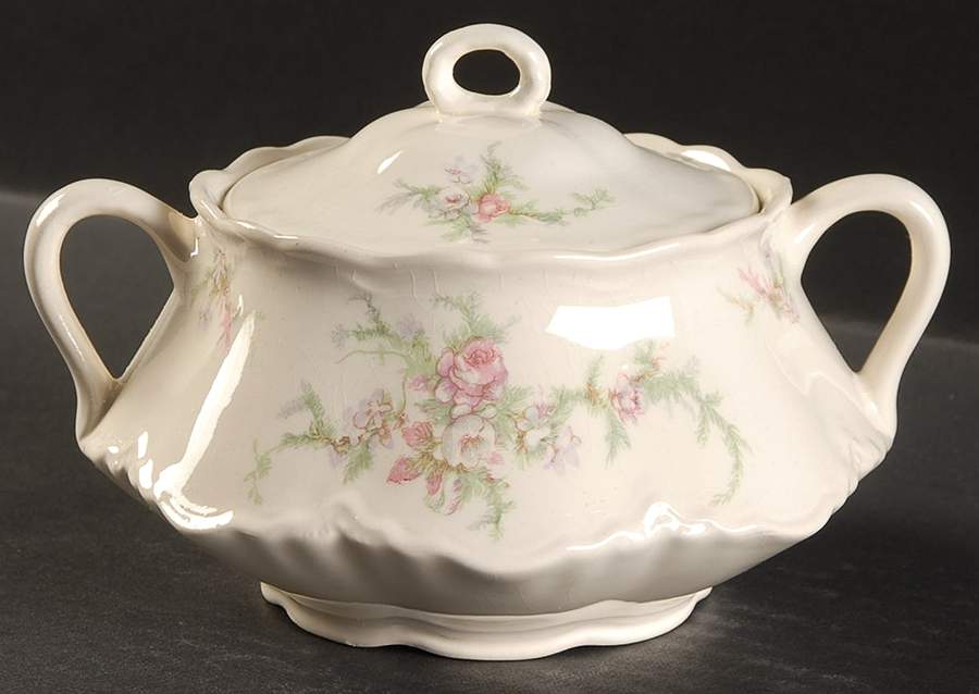 TST1061 Sugar Bowl & Lid by Taylor, Smith & Taylor (Ts&T)-1