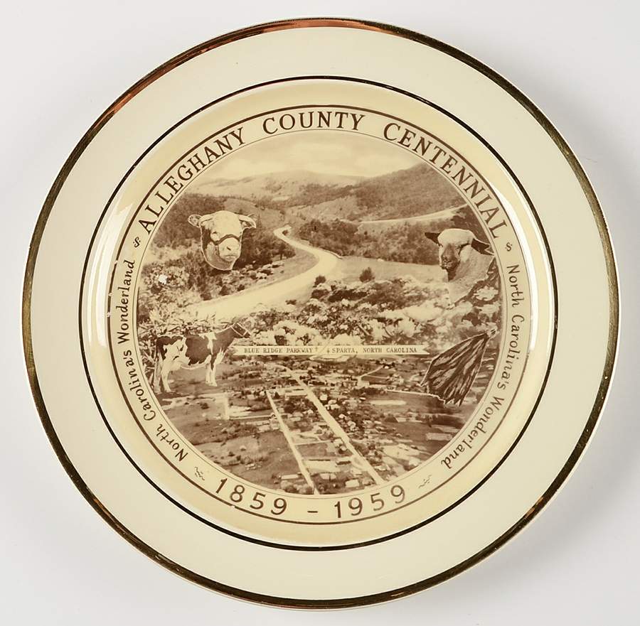 North Carolina Souvenir Plates Souvenir Plate by Taylor, Smith & Taylor (Ts&T)-1