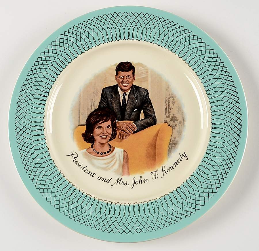 President & Wife Souvenir Plates Souvenir Plate by Taylor, Smith & Taylor (Ts&T)-1