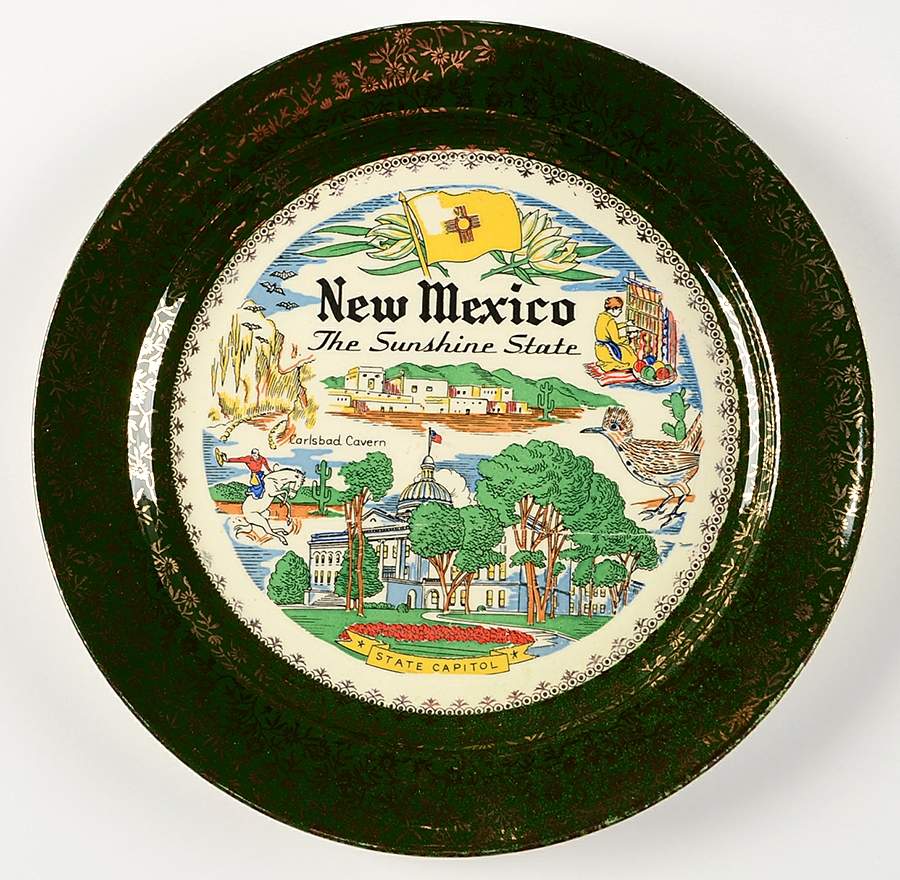 State Souvenir Plate (Version C) Souvenir Plate by Taylor, Smith & Taylor (Ts&T)-1