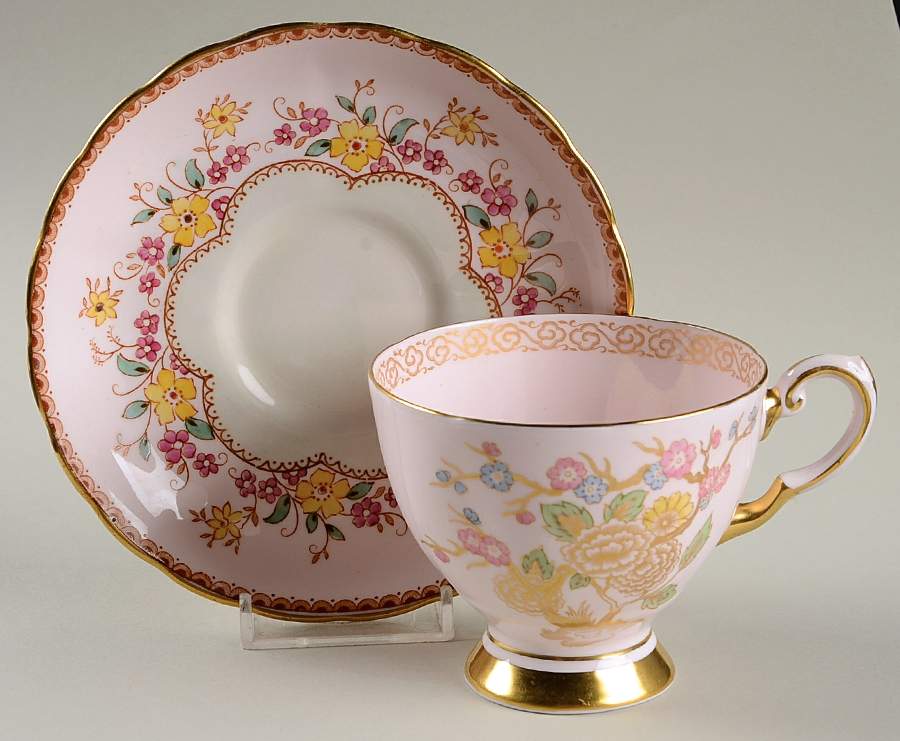 141h Footed Cup & Saucer Set by Tuscan - Royal Tuscan-1