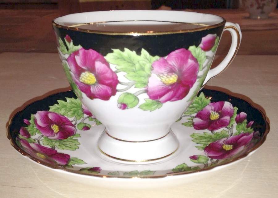 1030 Footed Cup & Saucer Set by Tuscan - Royal Tuscan-1