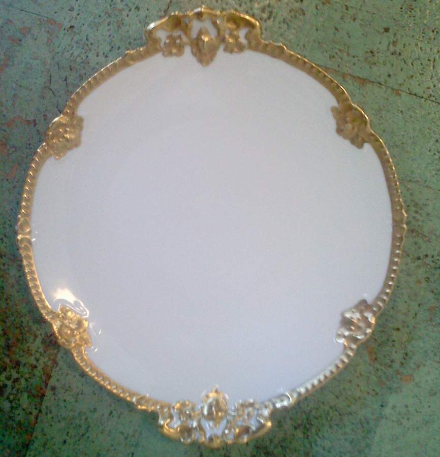 TRV793 Handled Cake Plate by Tressemanes & Vogt-1