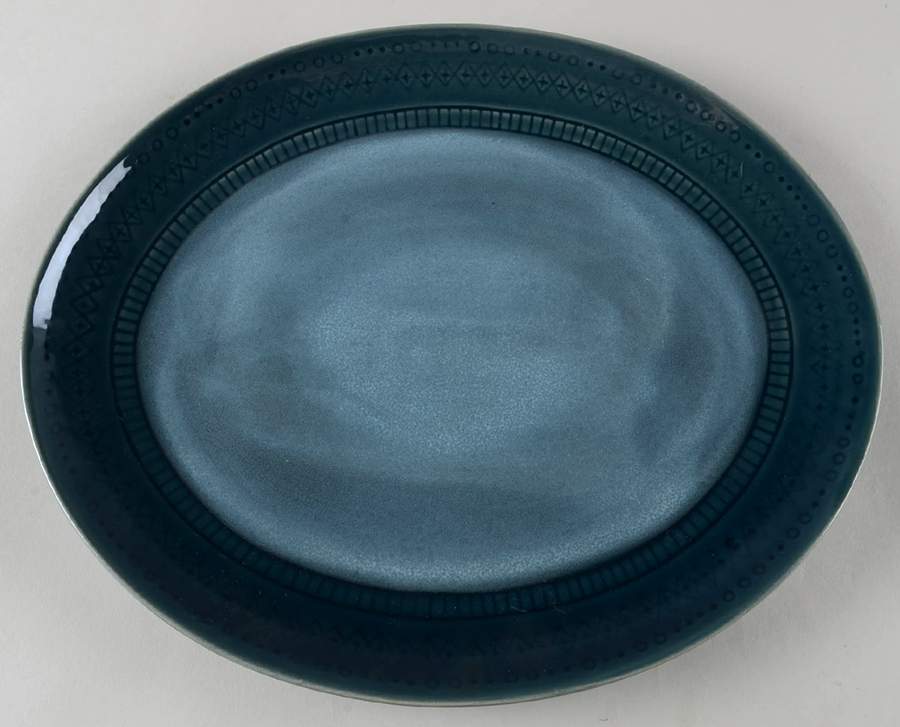Kingsland 13" Oval Serving Platter by Threshold-1