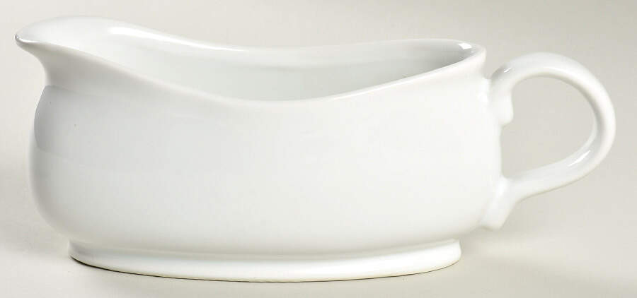 Basic White Coupe Gravy Boat by Threshold-1