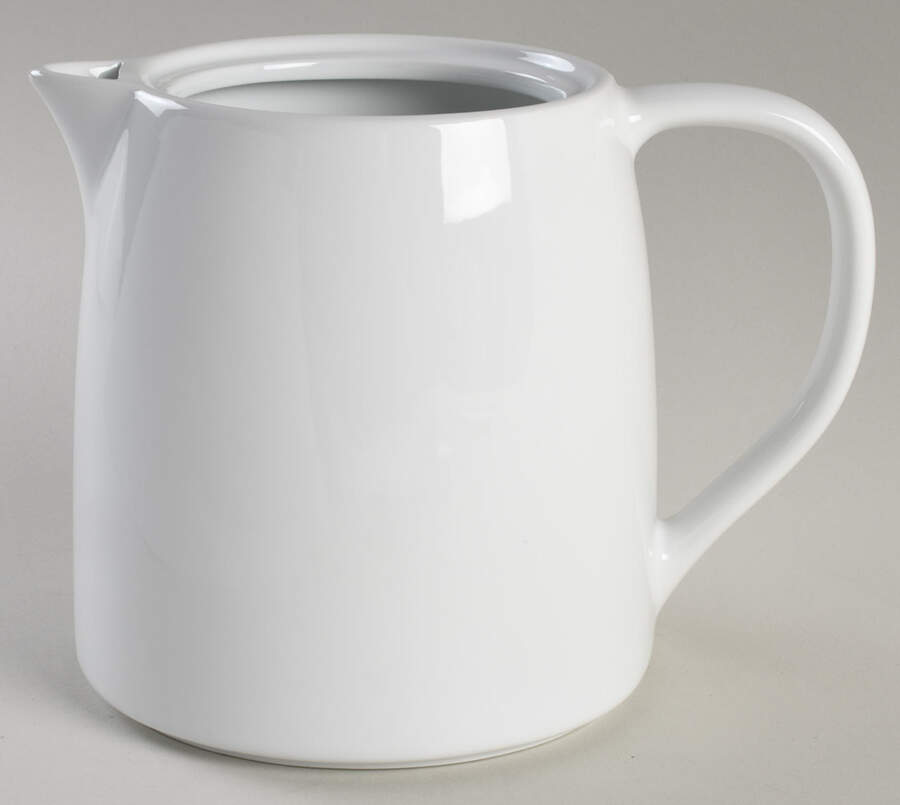 Basic White Coupe Teapot No Lid by Threshold-1