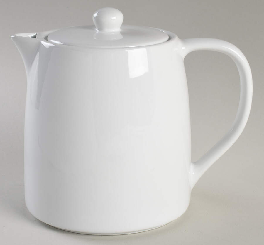 Basic White Coupe Teapot & Lid by Threshold-1