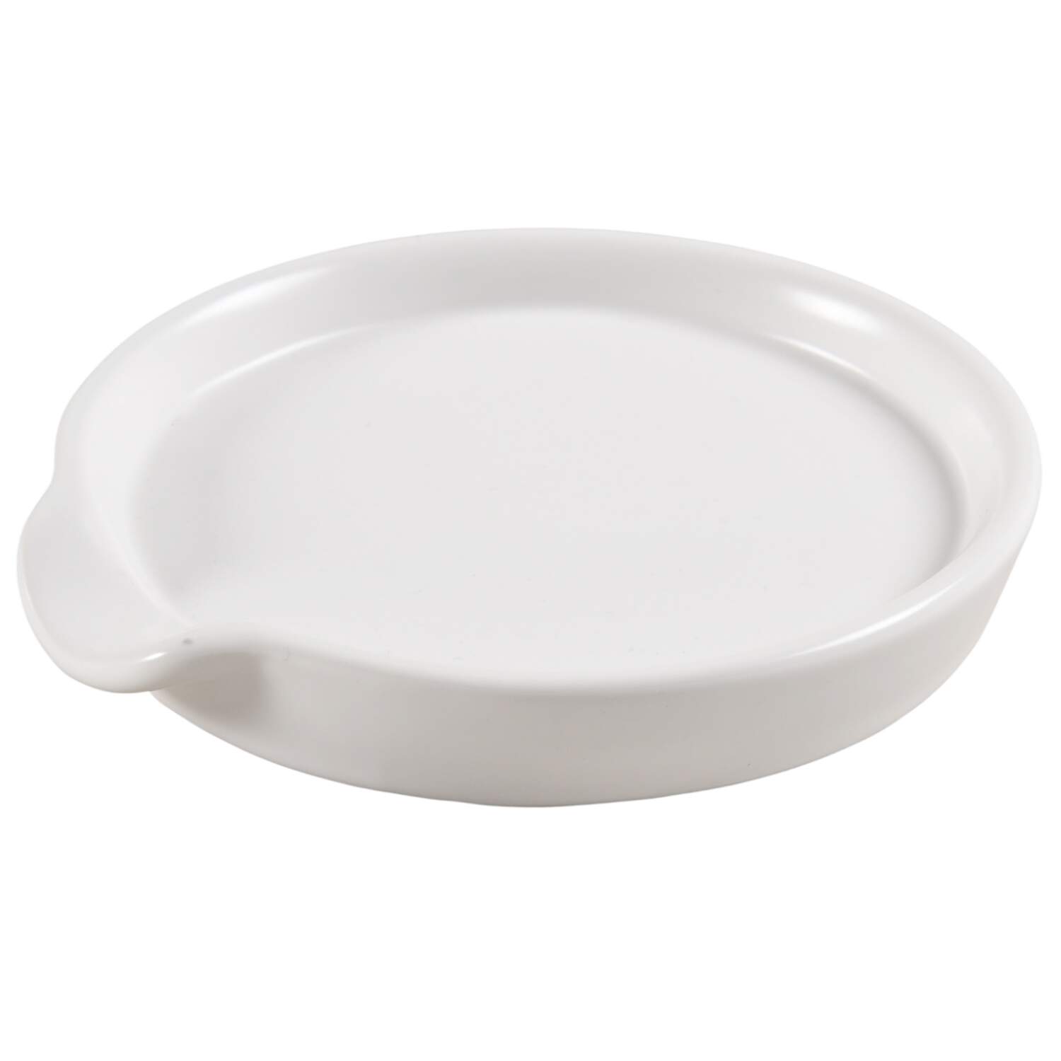 Basic White Coupe Spoon Rest/Holder (Holds 1 Spoon) by Threshold-1