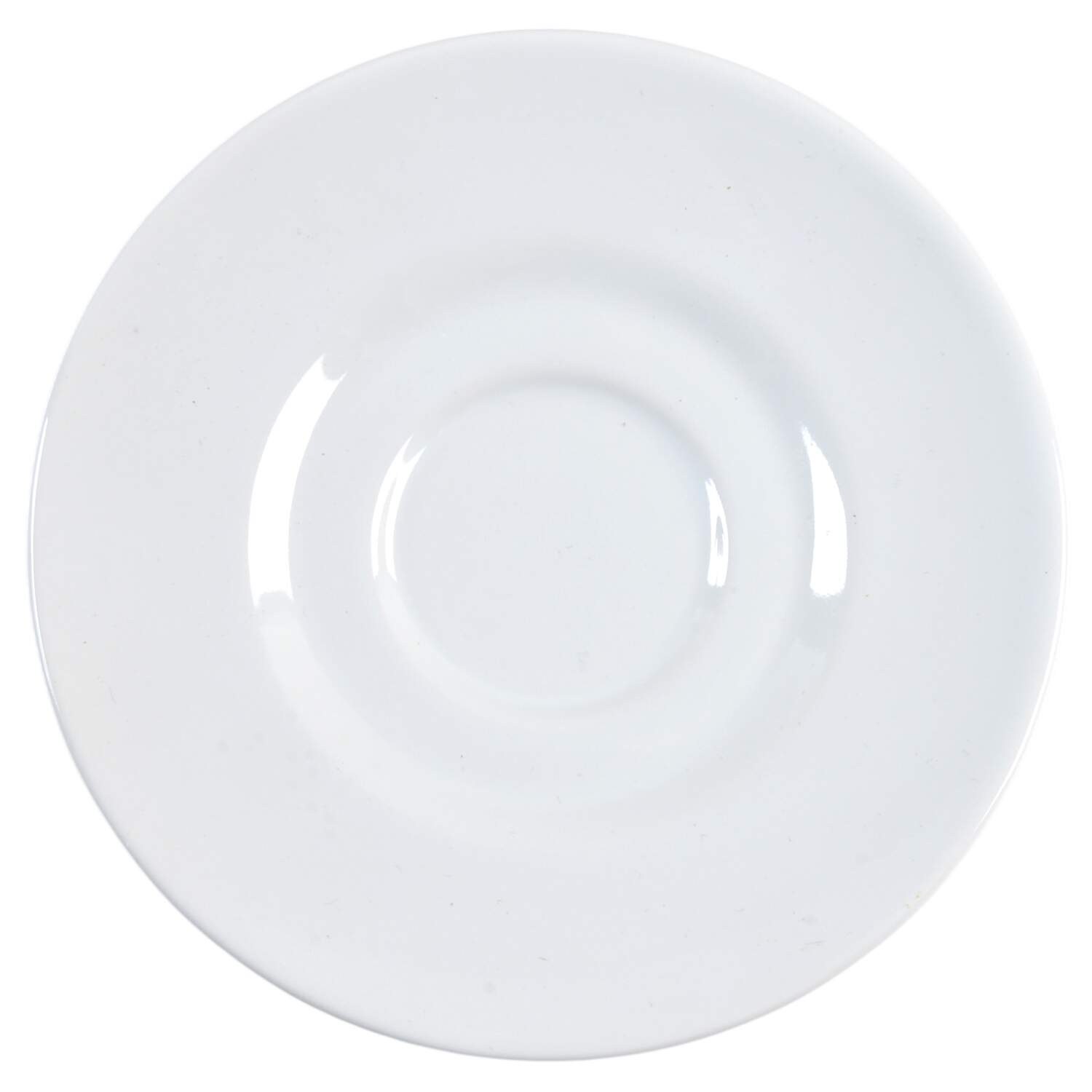 Basic White Coupe Saucer for Espresso Cup by Threshold-1