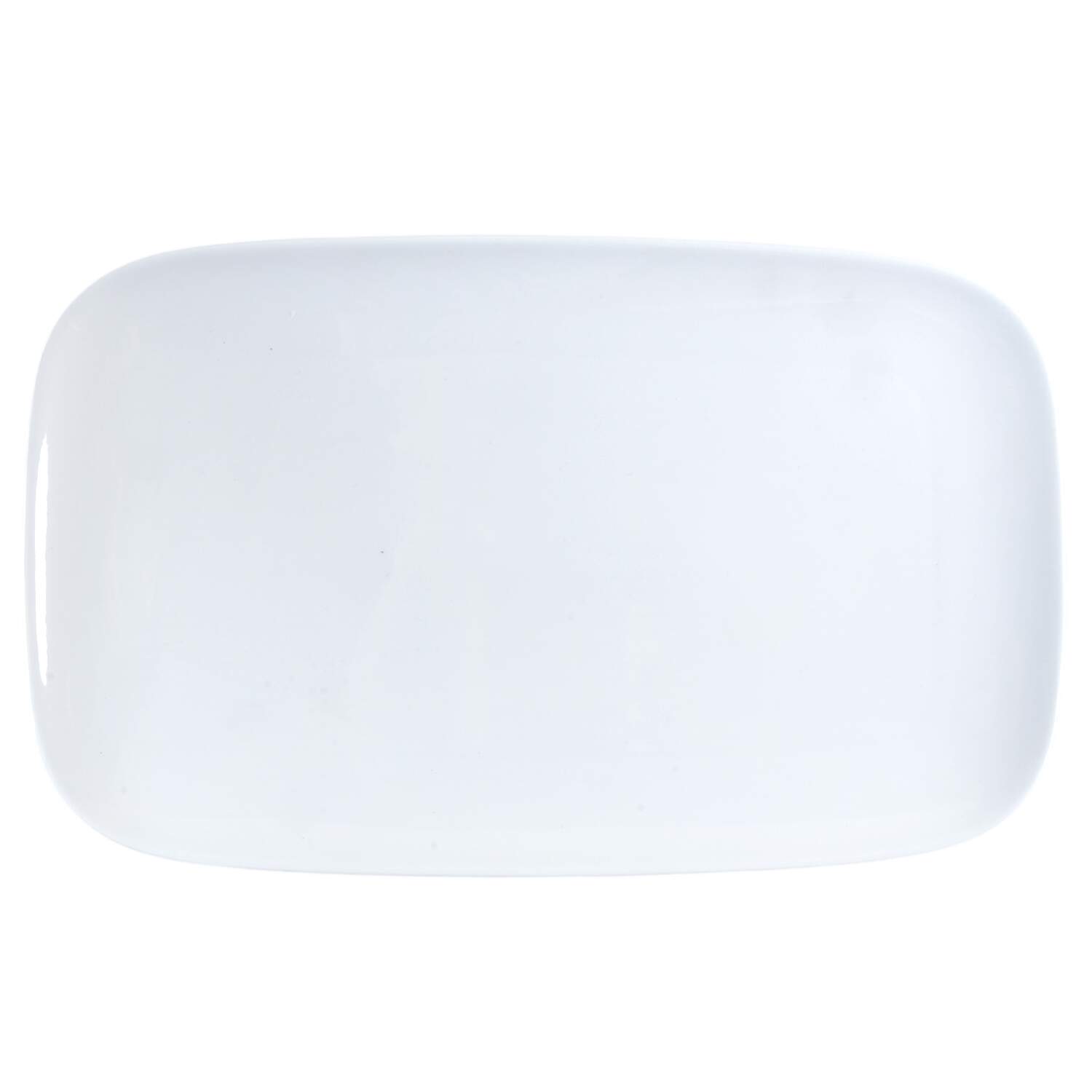 Basic White Coupe 16" Rectangular Serving Platter by Threshold-1