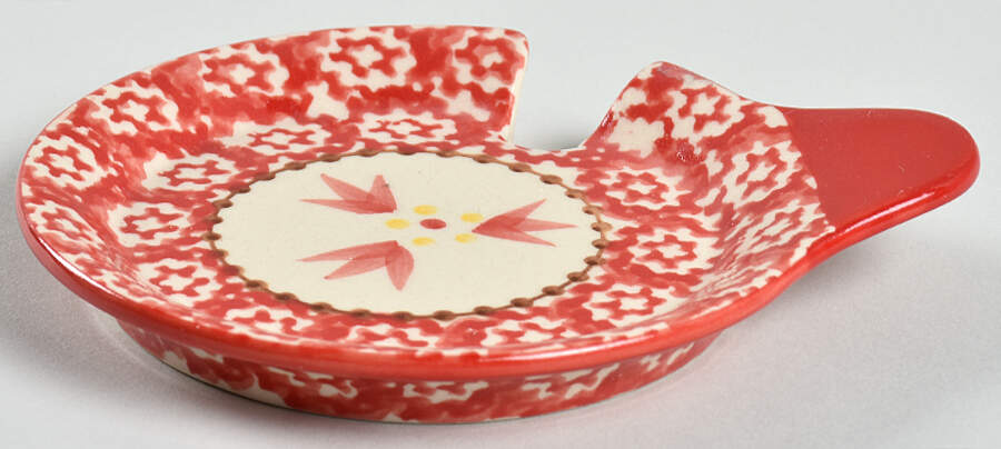 Old World Red Lid/Coaster for Mug by Temp-Tations-1