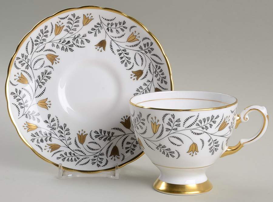 D1032 Footed Cup & Saucer Set by Tuscan - Royal Tuscan-1