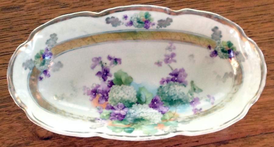 TCG23 12" Oval Serving Platter by Three Crown (Germany)-1