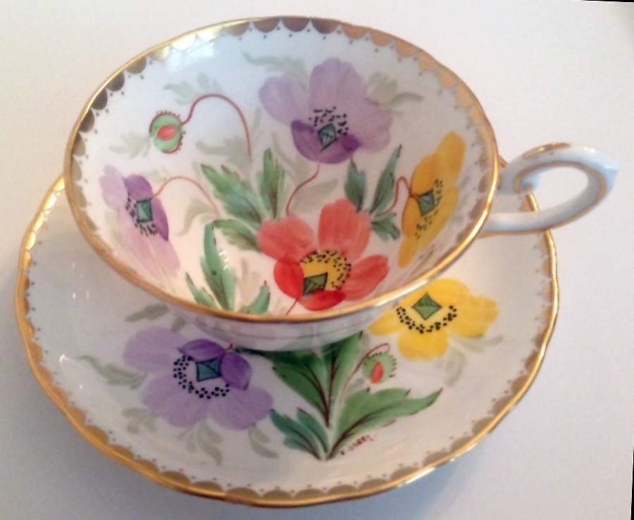 C7576 Footed Cup & Saucer Set by Tuscan - Royal Tuscan-1