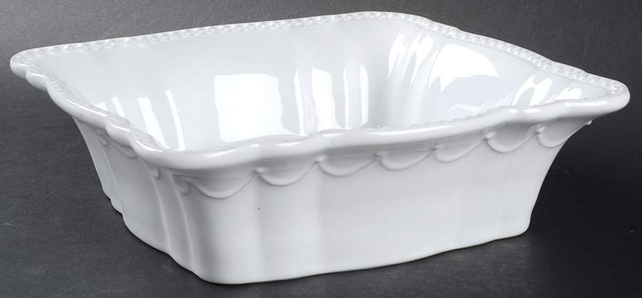 Le Provence White 9" Square Baker by Tabletops Unlimited-1