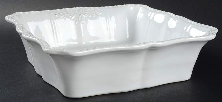 Le Provence White 10" Square Baker by Tabletops Unlimited-1