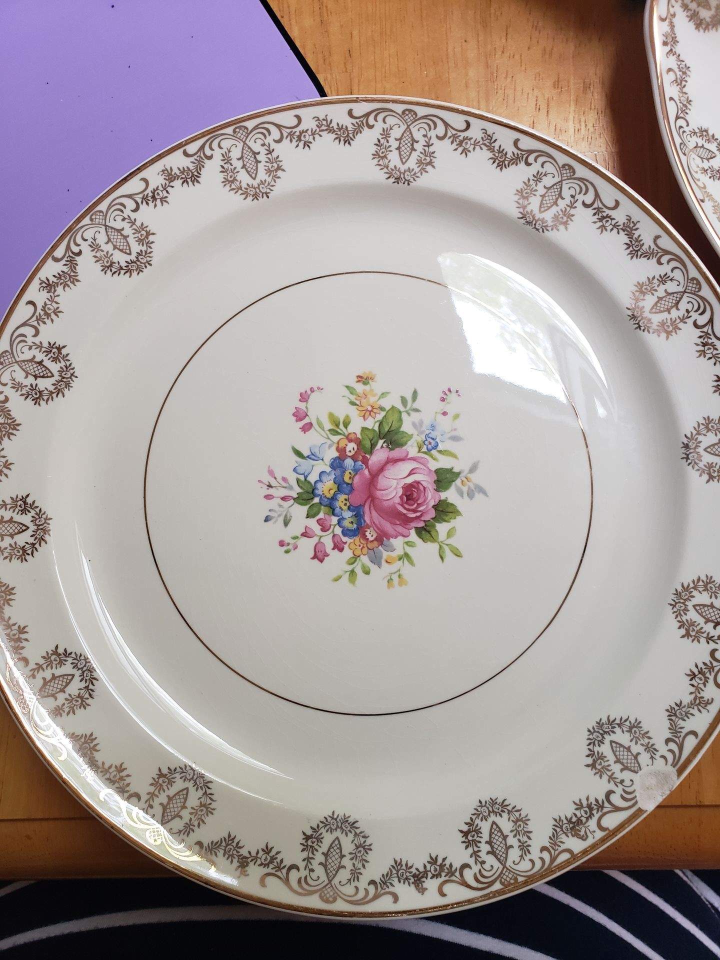 TST1072 Dinner Plate by Taylor, Smith & Taylor (Ts&T)-1