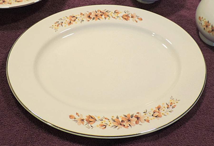 TST1073 14" Oval Serving Platter by Taylor, Smith & Taylor (Ts&T)-1
