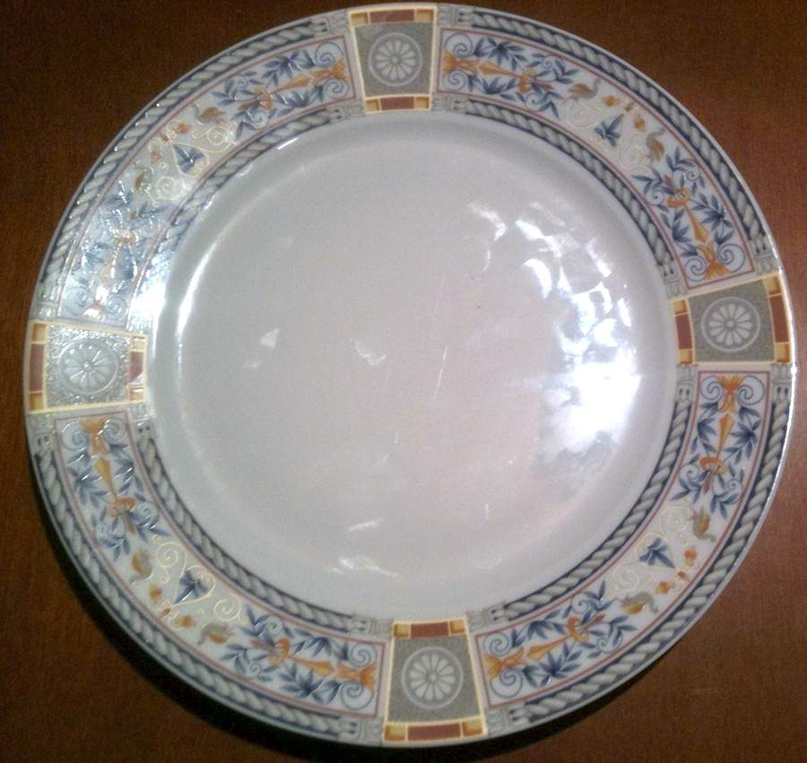 Ramses Bleu Dinner Plate by Tharaud-1