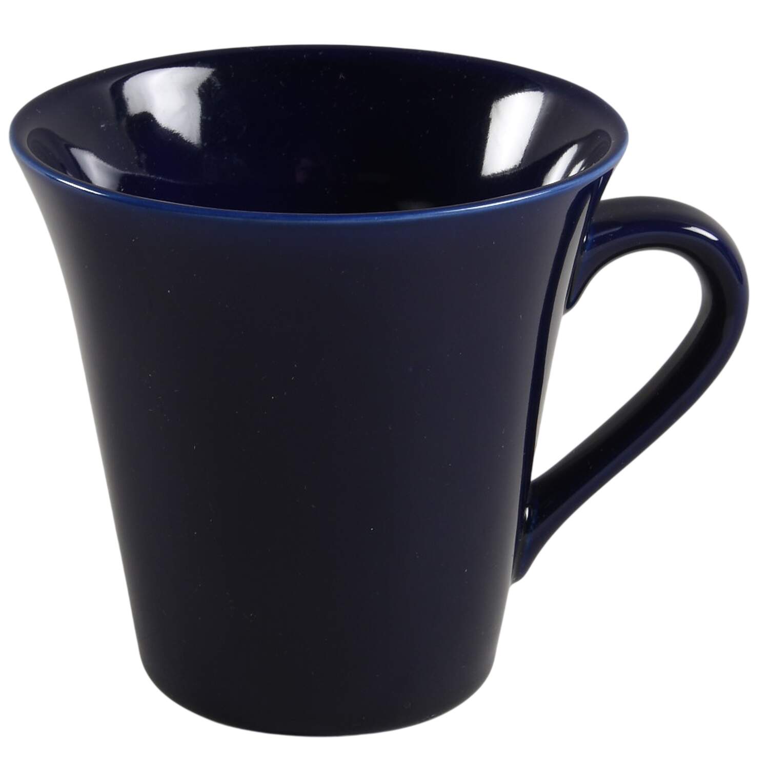 Nova Cobalt Blue (Navy) Flat Cup by Ten Strawberry Street-1