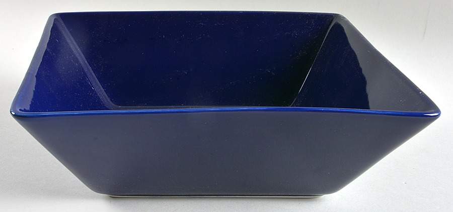 Nova Cobalt Blue (Navy) 10" Square Serving Bowl by Ten Strawberry Street-1