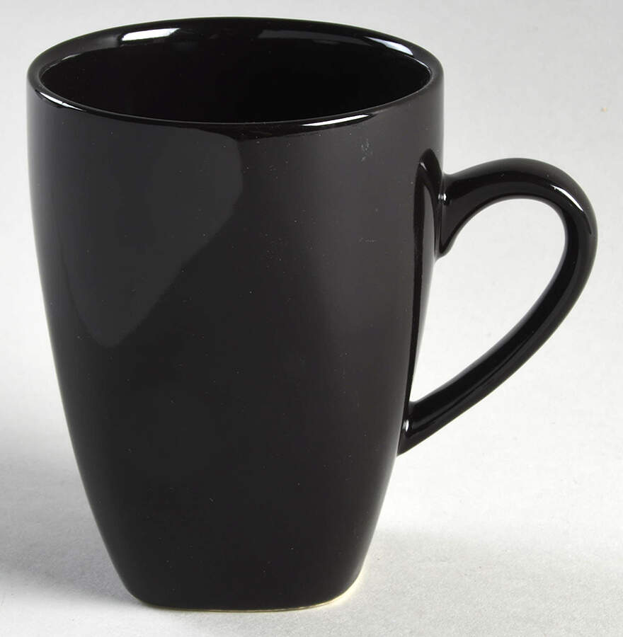 Nova Black Mug by Ten Strawberry Street-1