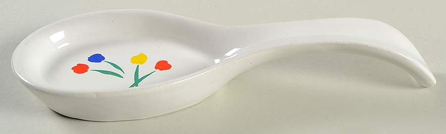 Nina Spoon Rest/Holder (Holds 1 Spoon) by Treasure Craft-1