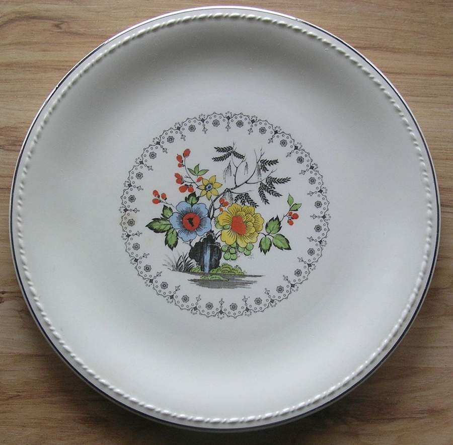 TST1108 Dinner Plate by Taylor, Smith & Taylor (Ts&T)-1