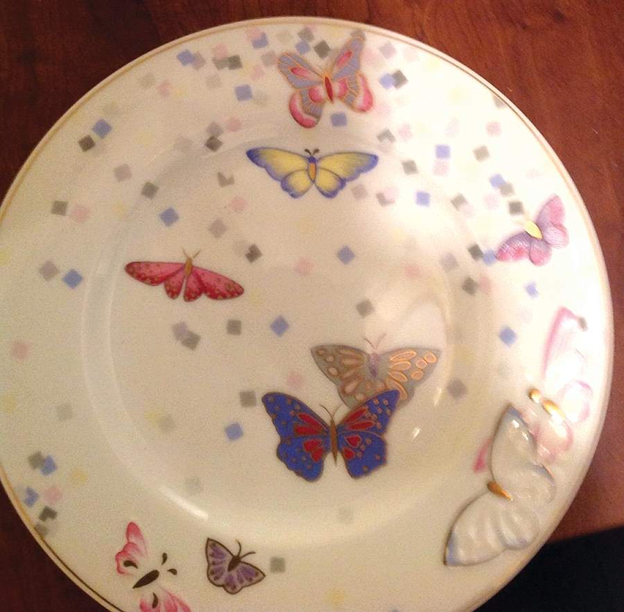Papillon Dinner Plate by Toscany-1