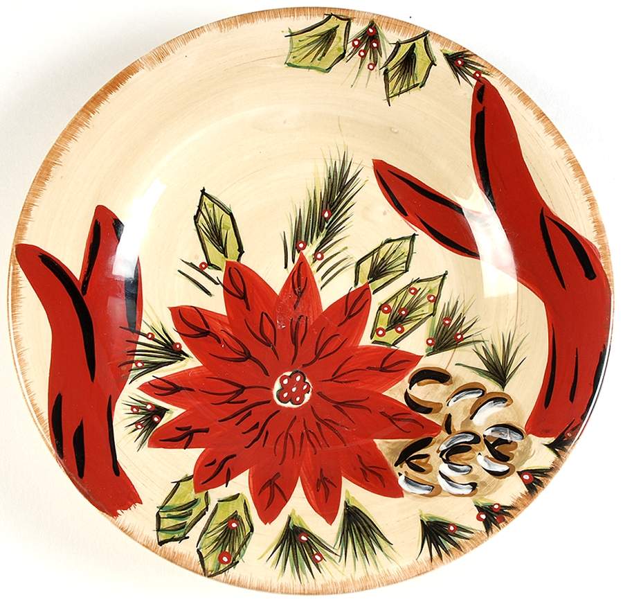 Christmas Carol Dinner Plate by Tabletops Unlimited-1